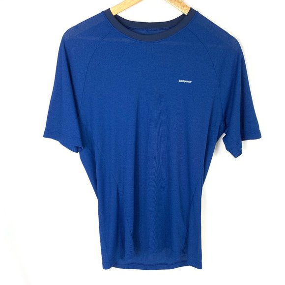Patagonia Capilene 2 Activewear Blue T Shirt Med - Picture 1 of 8